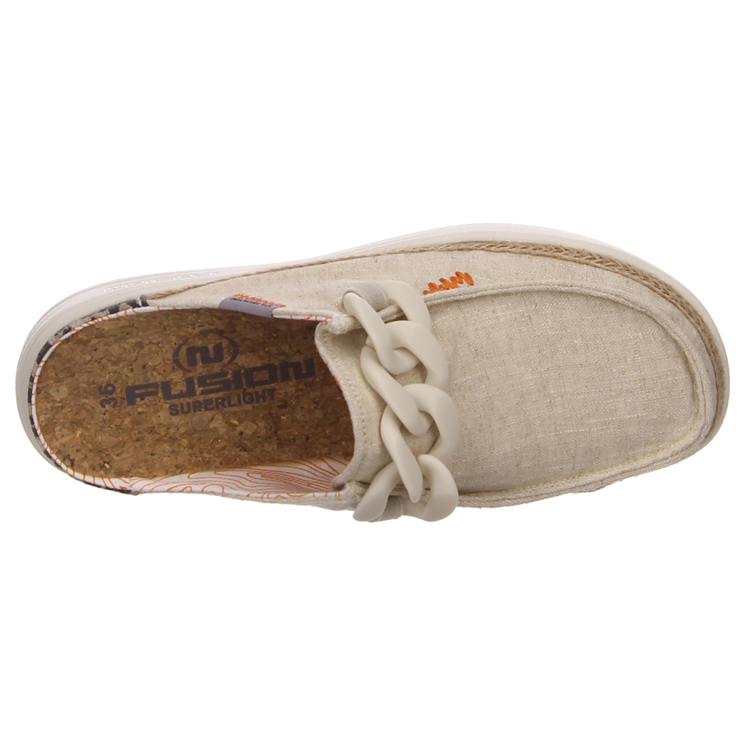 Fusion Damen Sabot Fusion Fusion Lily chain capri sand