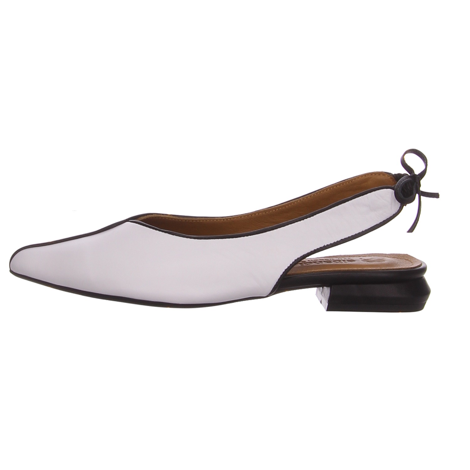 elbandi Slipper 01597 04 weiß-schwarz