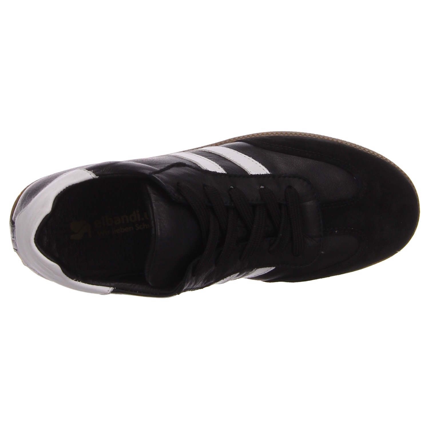elbandi Schnürschuhe 2022461 black white