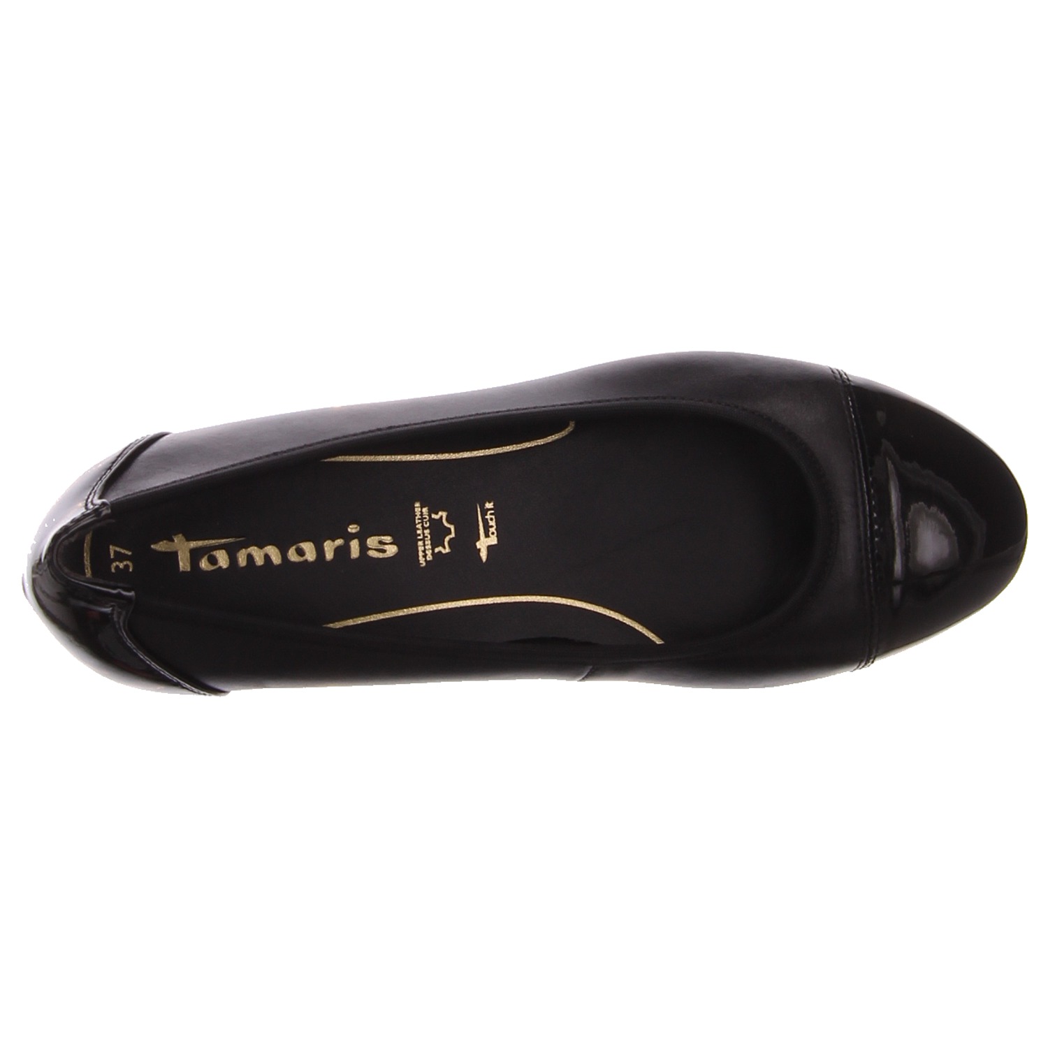 Tamaris Ballerina schwarz Tamaris Ballerinas 1-22124-42-001