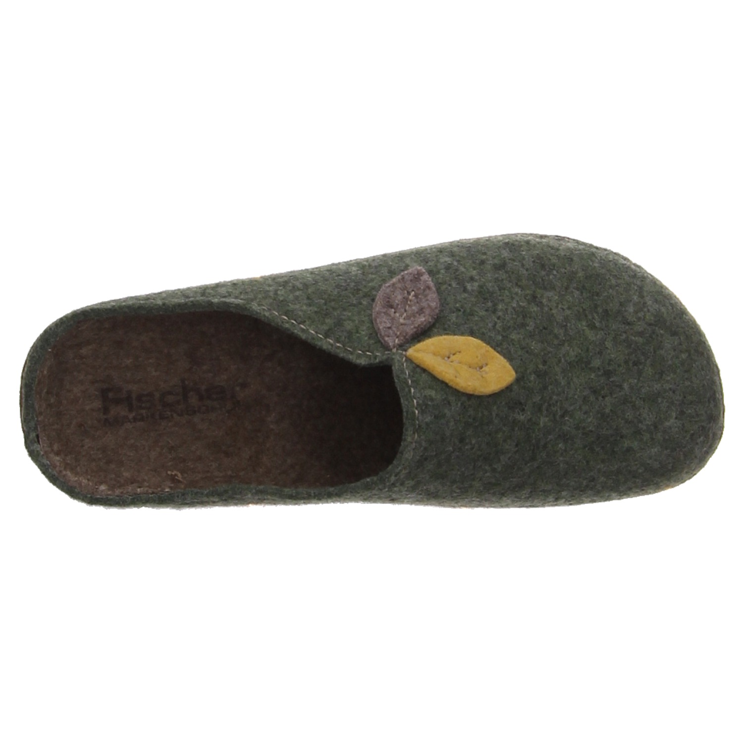 Fischer Pantoffeln grün Fischer Markenschuhe Hausschuhe 646302 421