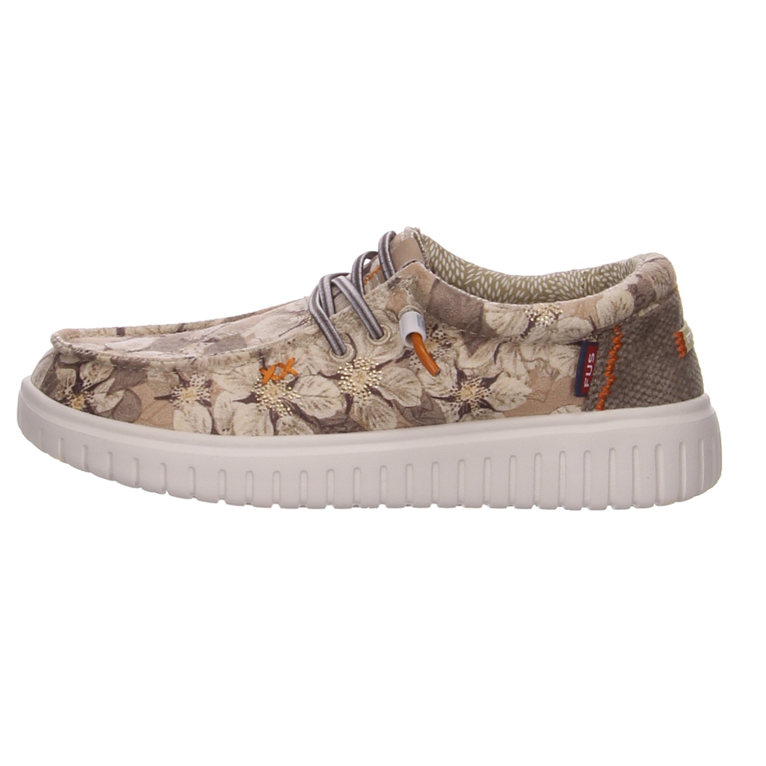 Fusion Schnürschuhe Emma 4.0 flower beige