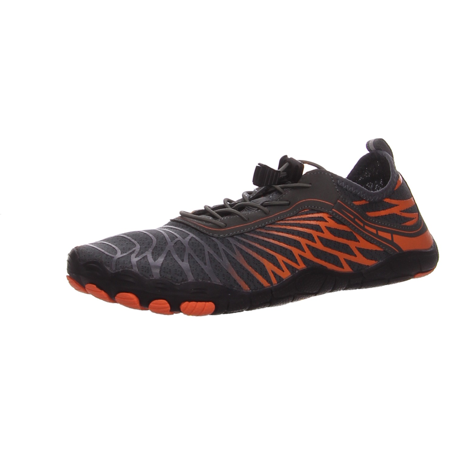 Scandi Herrenschuhe 333-0007 grau-orange