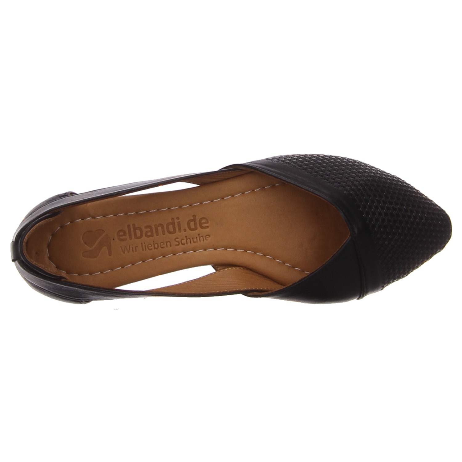 elbandi Ballerinas 07-710 black