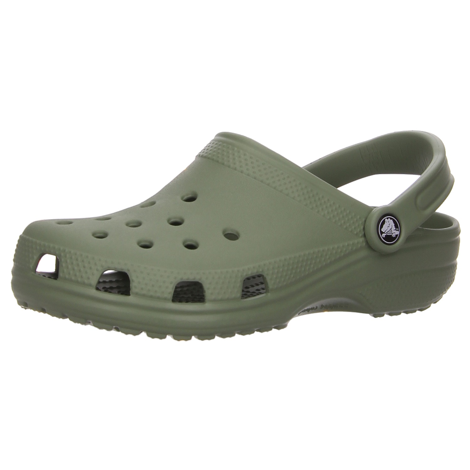 Crocs Pantolette grau