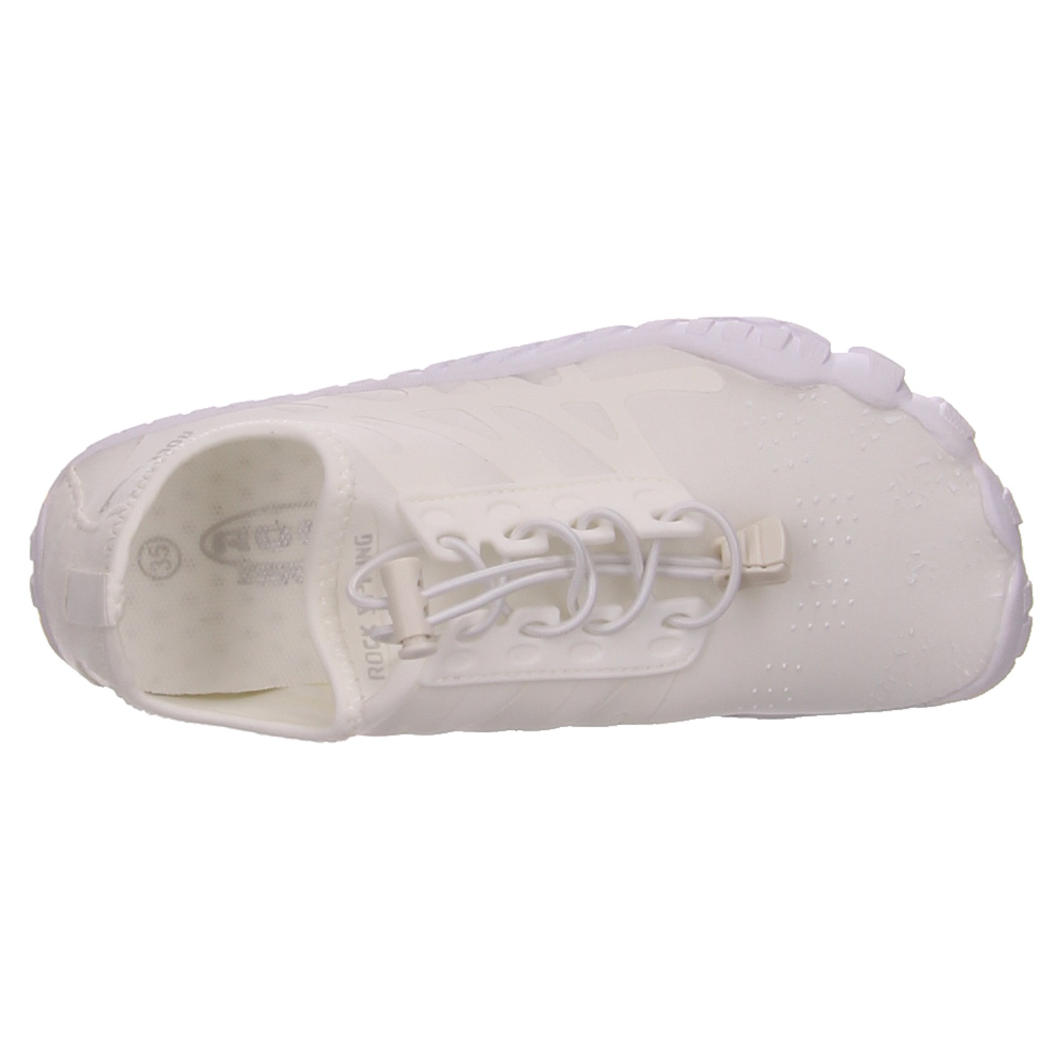 Rockspring Slipper Alex white glitter