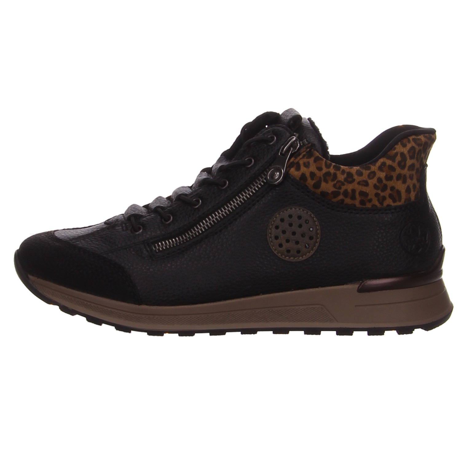 Rieker Schnürhalbschuh schwarz Rieker Schnürschuhe N1457-00