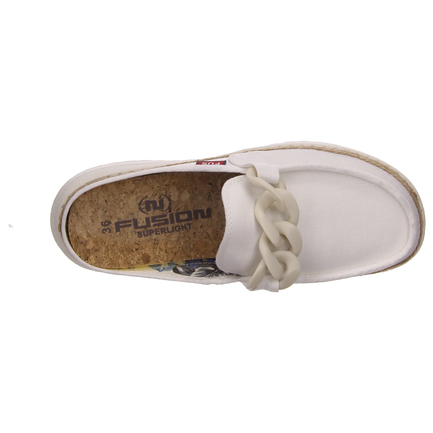 Fusion Pantolette weiß Fusion Fusion ella white
