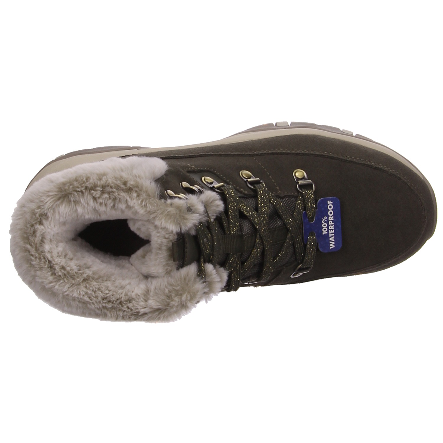 Skechers Knöchelschuh oliv Skechers Schnürschuhe 167882 OLV