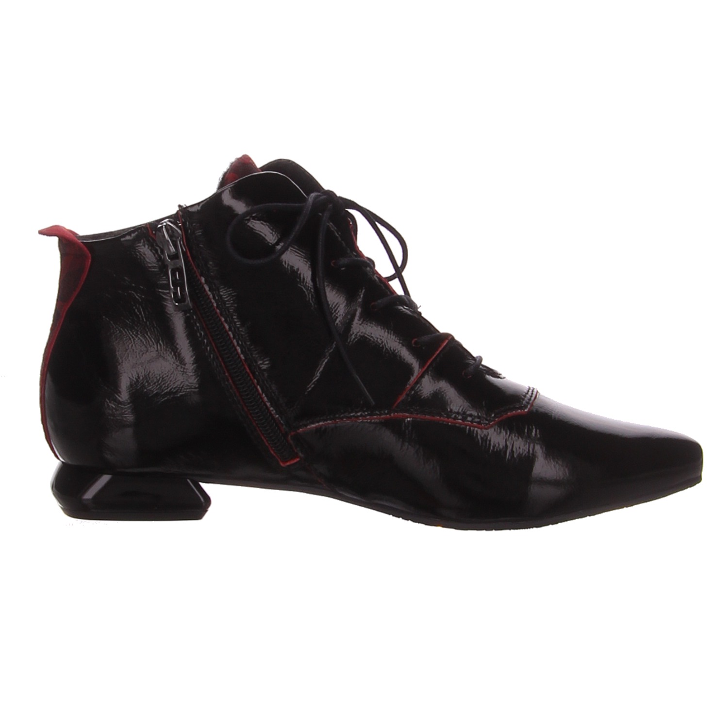 Simen Schnürschuhe 7216A sw rot