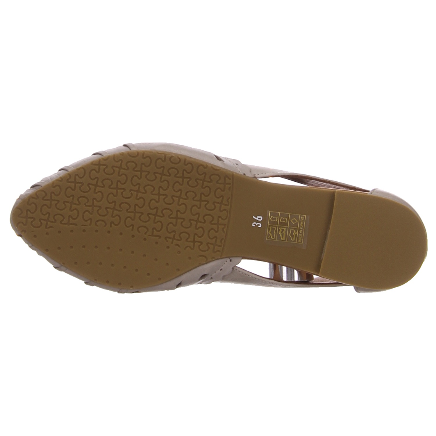 elbandi Ballerinas 07-705 silver grey