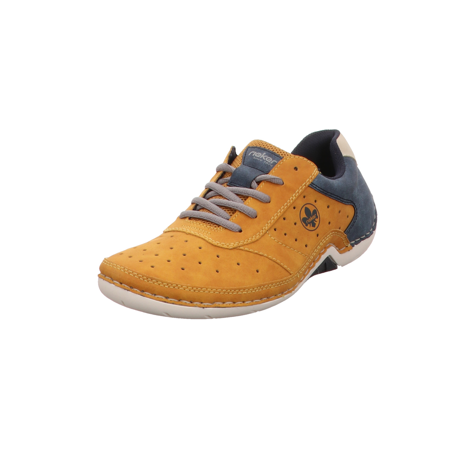 Rieker Schnürhalbschuh blau