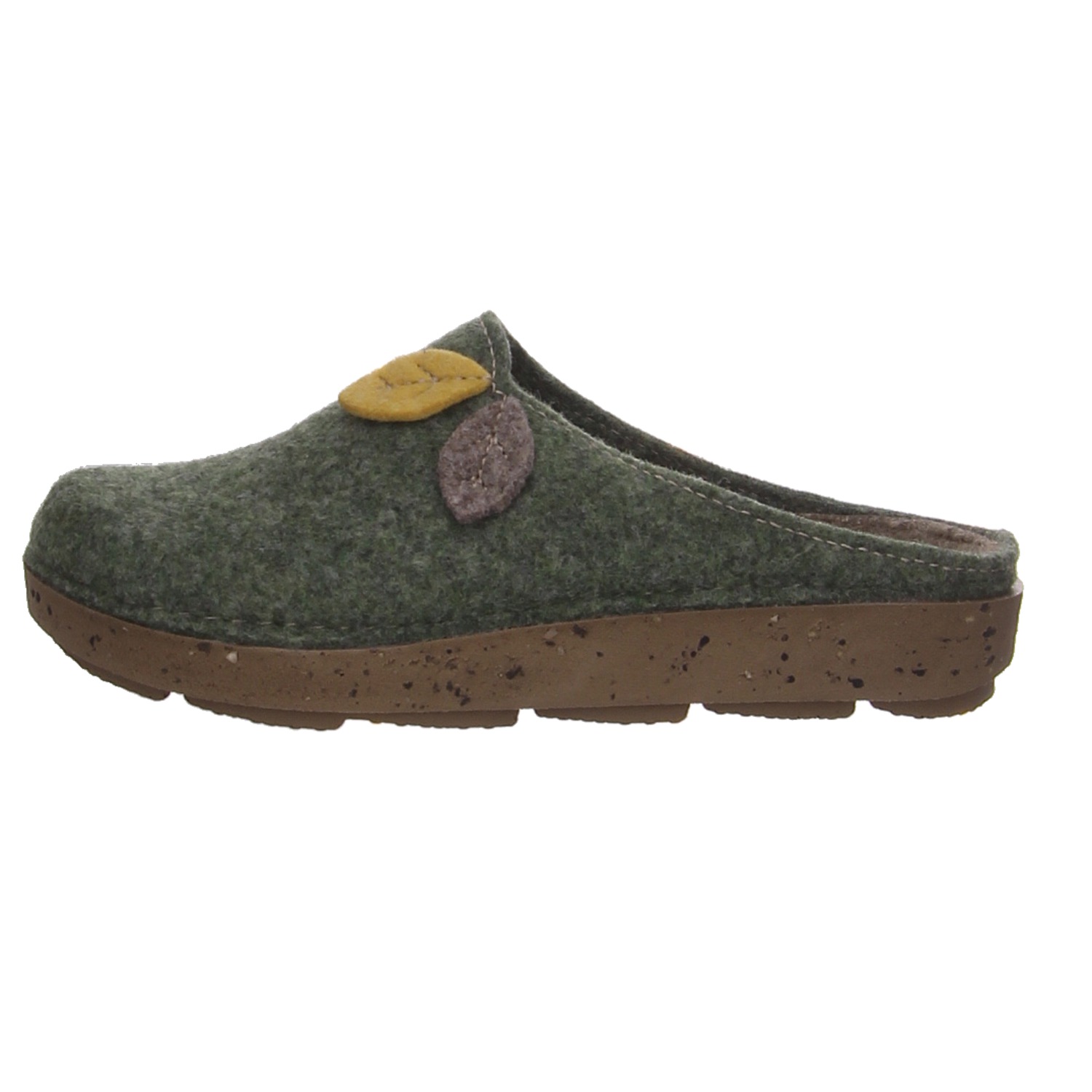 Fischer Pantoffeln grün Fischer Markenschuhe Hausschuhe 646302 421