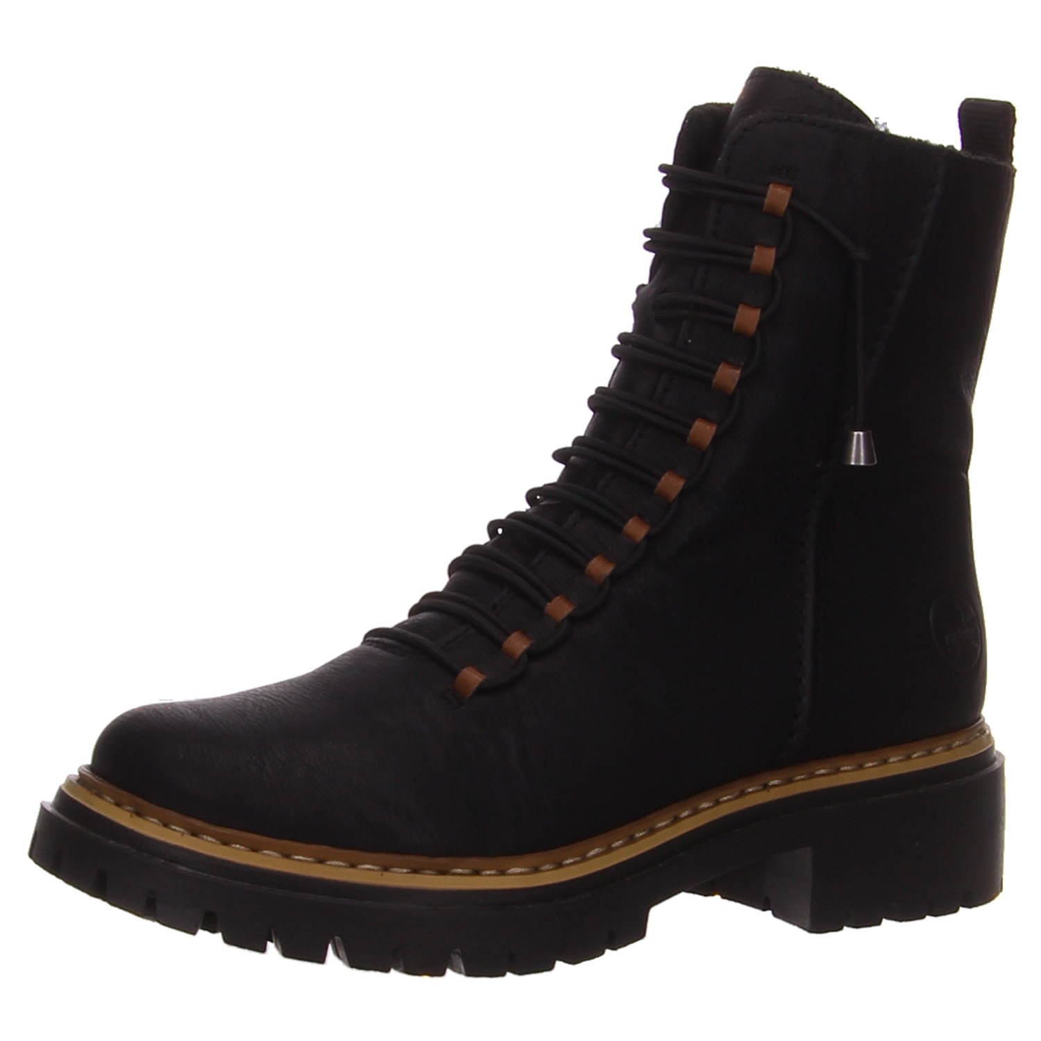 Rieker Boots schwarz Rieker Damenschuhe 72653-00