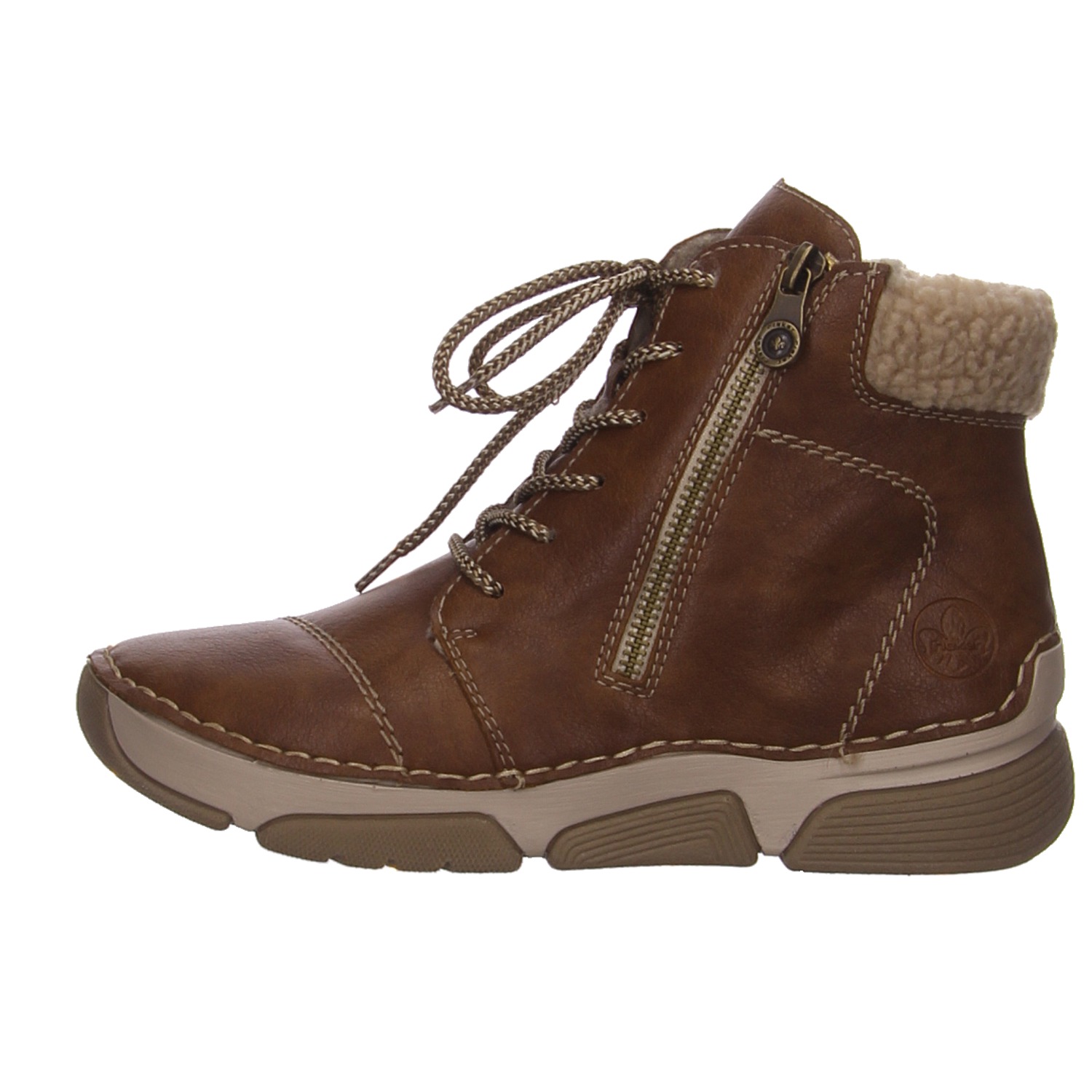 Rieker Knöchelschuh braun Rieker Schnürschuhe 45931-24