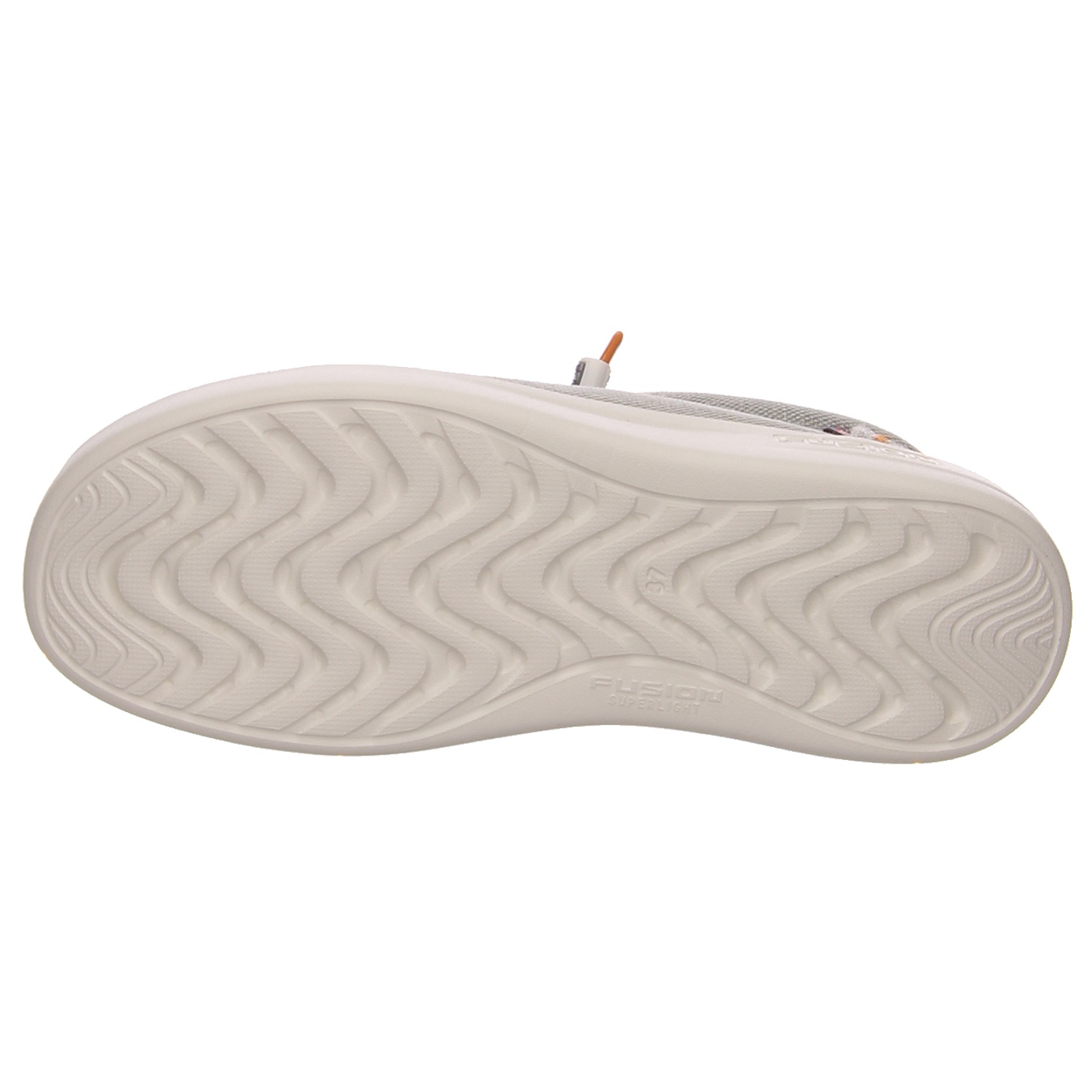 Fusion Slipper grau Fusion Schnürschuhe Lily washed canvas lt grey