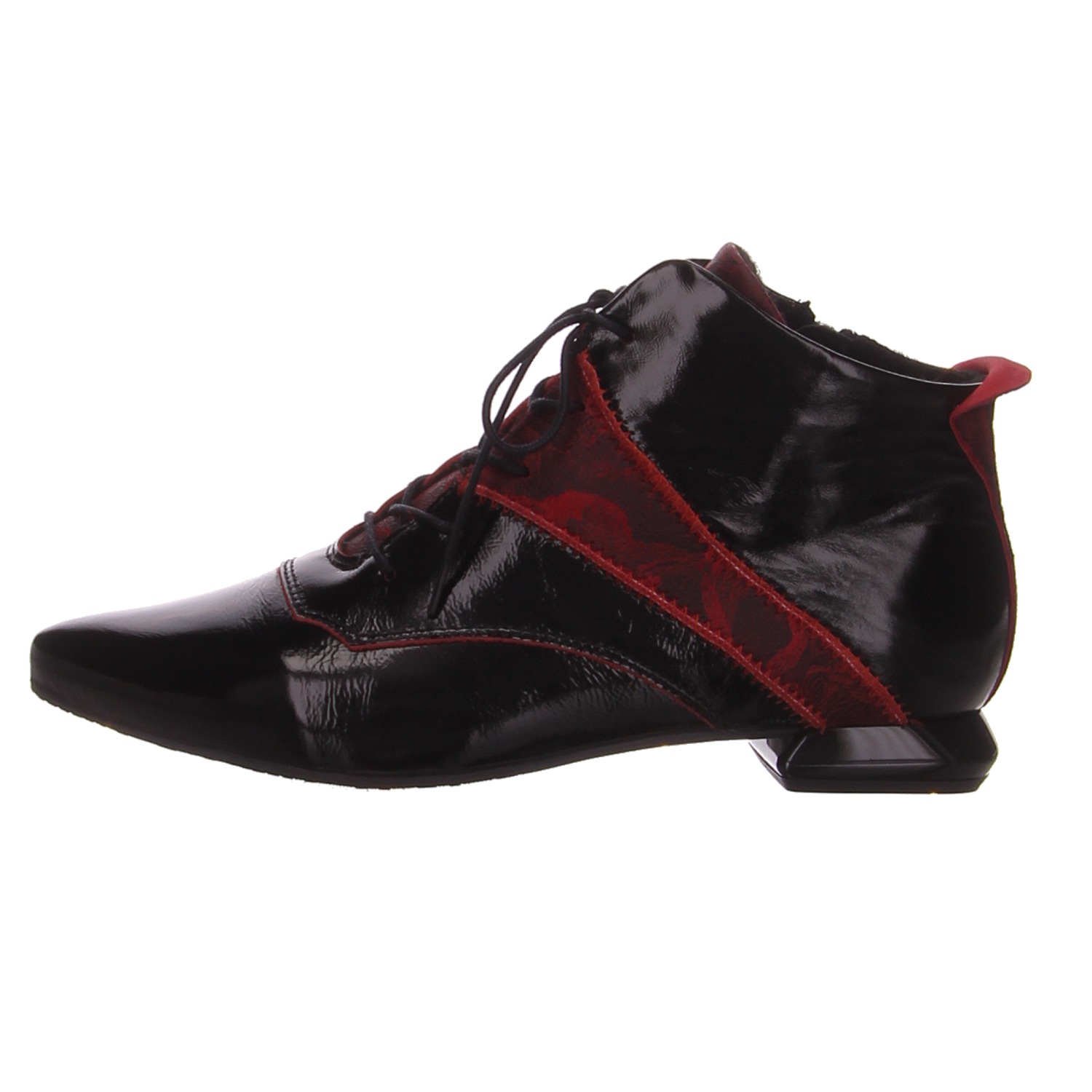 Simen Schnürschuhe 7216A sw rot