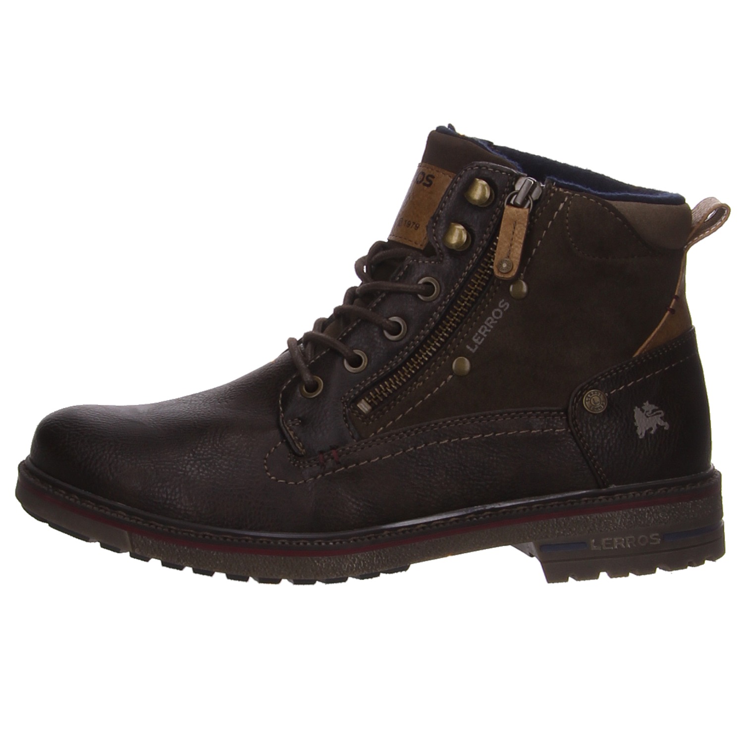 Lerros Knöchelschuh braun Lerros Schnürschuhe 4210 501 32