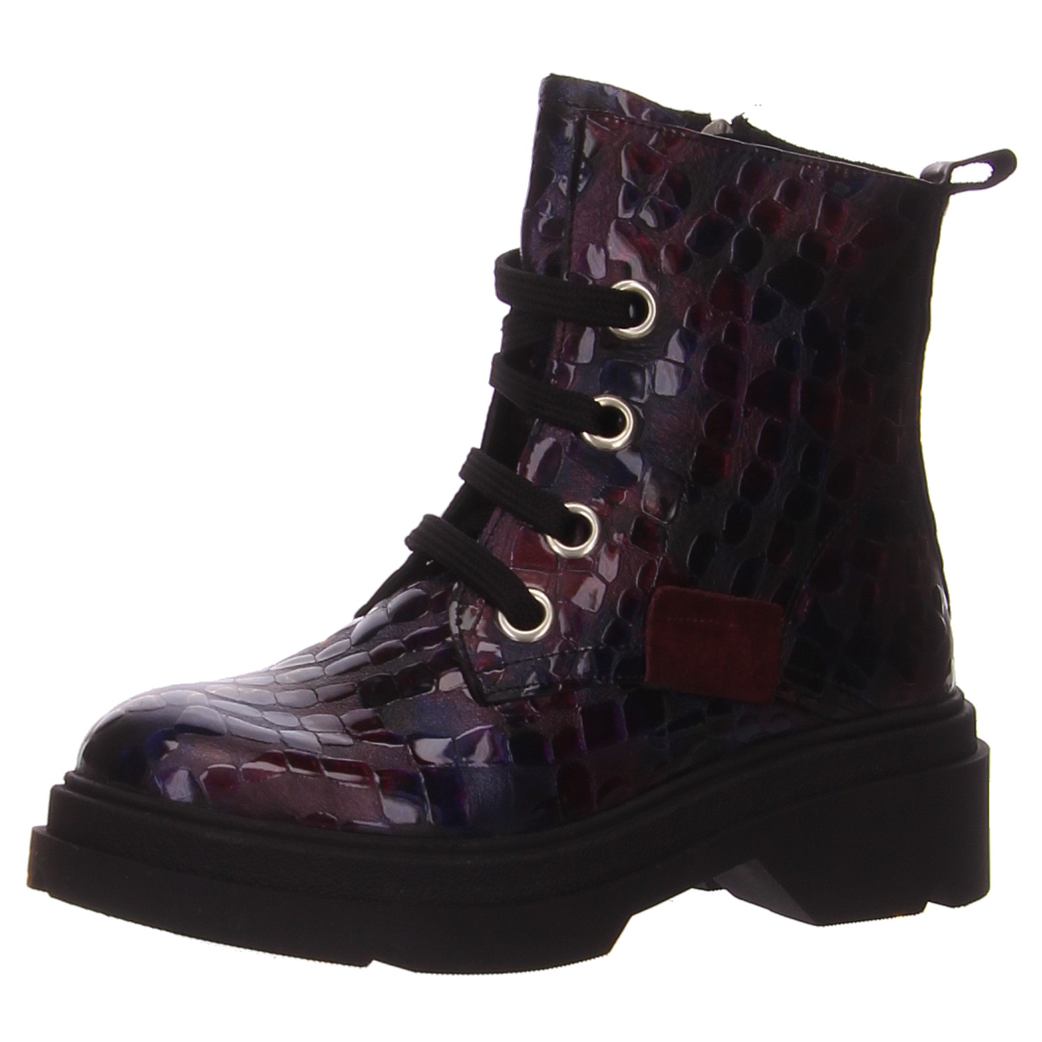 elbandi Lack Halbstiefel 314-26-451 lila multi