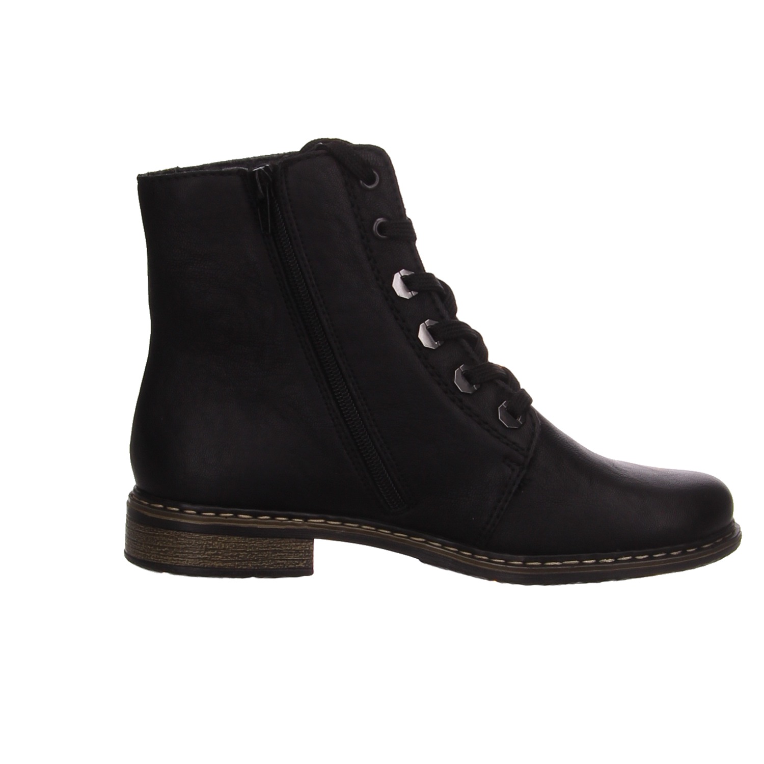 Rieker Knöchelschuh schwarz Rieker Schnürschuhe 71208-00