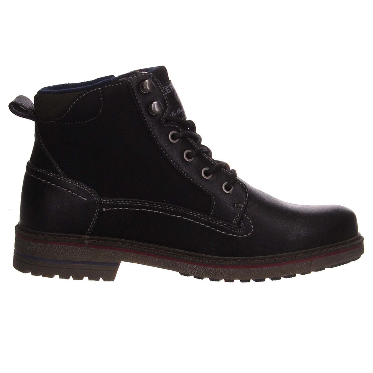 Lerros Knöchelschnürer schwarz Lerros Schnürstiefel 4210 501 9