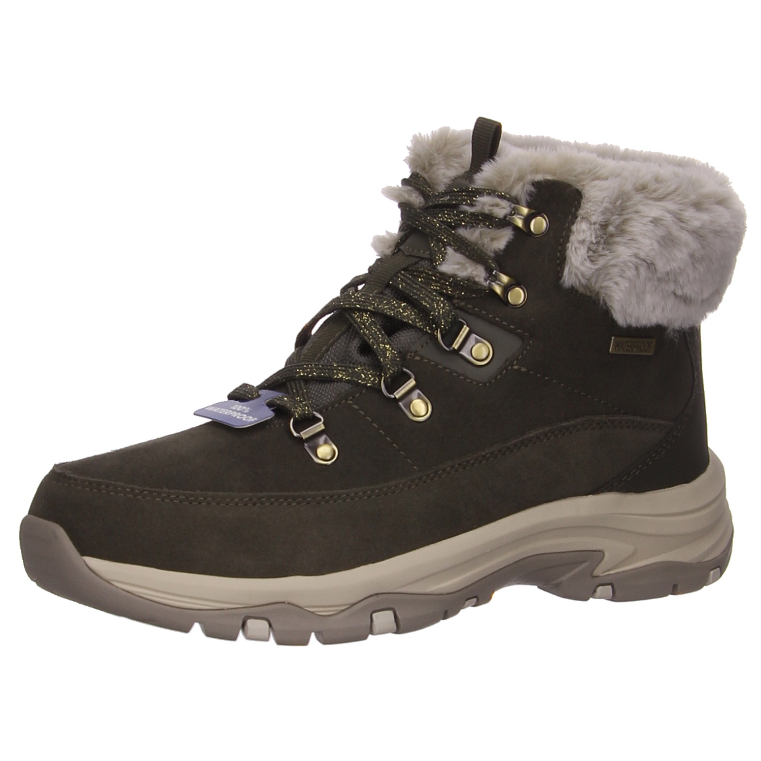Skechers Knöchelschuh oliv Skechers Schnürstiefel 167882 OLV