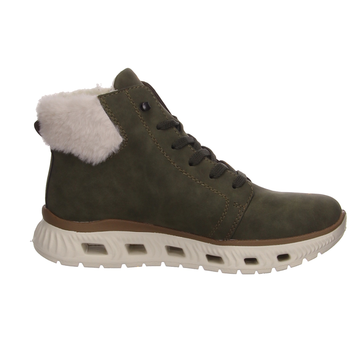 Rieker Knöchelschuh grün Rieker Schnürschuhe M6014-54