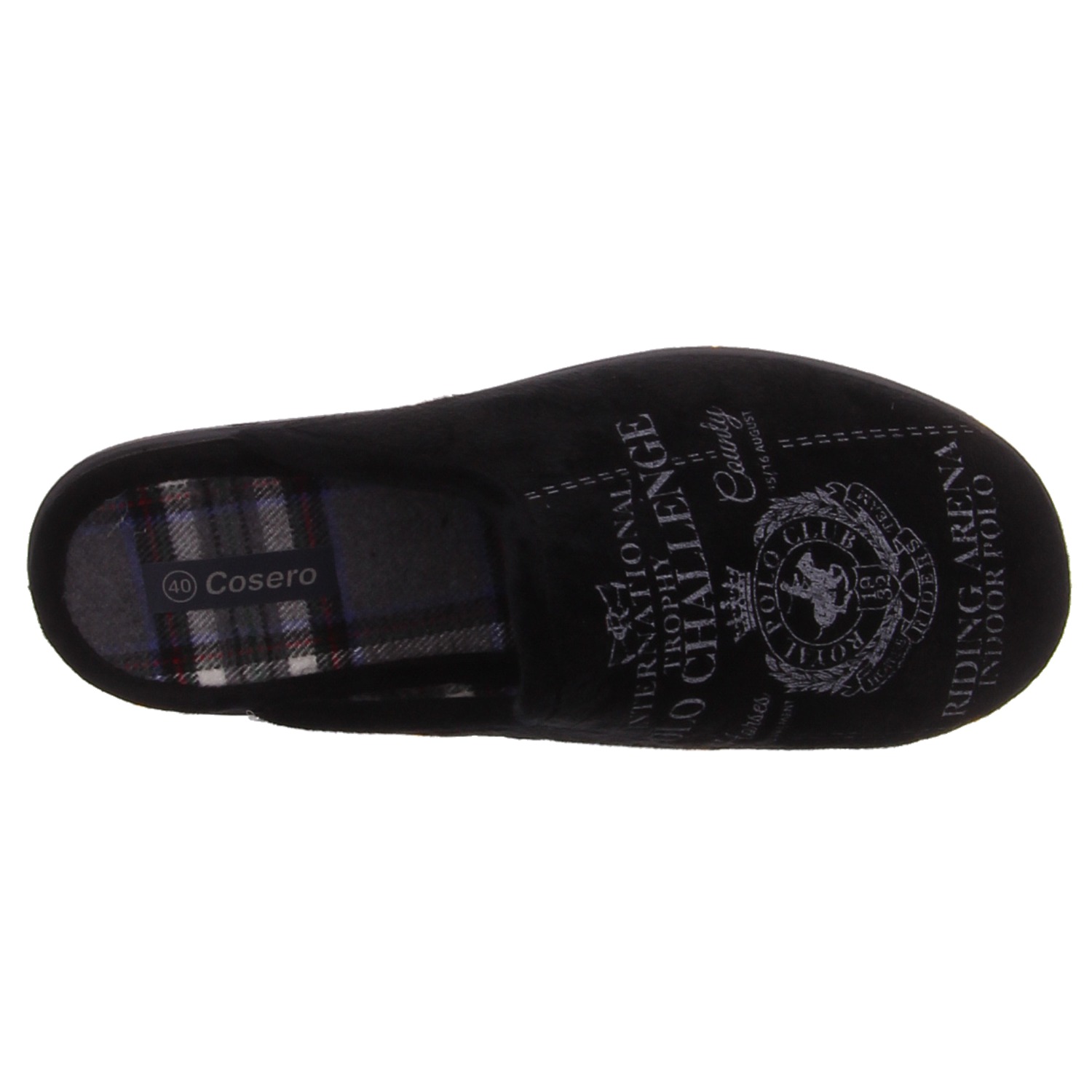 Scandi Hausschuhe 309-0072 schwarz