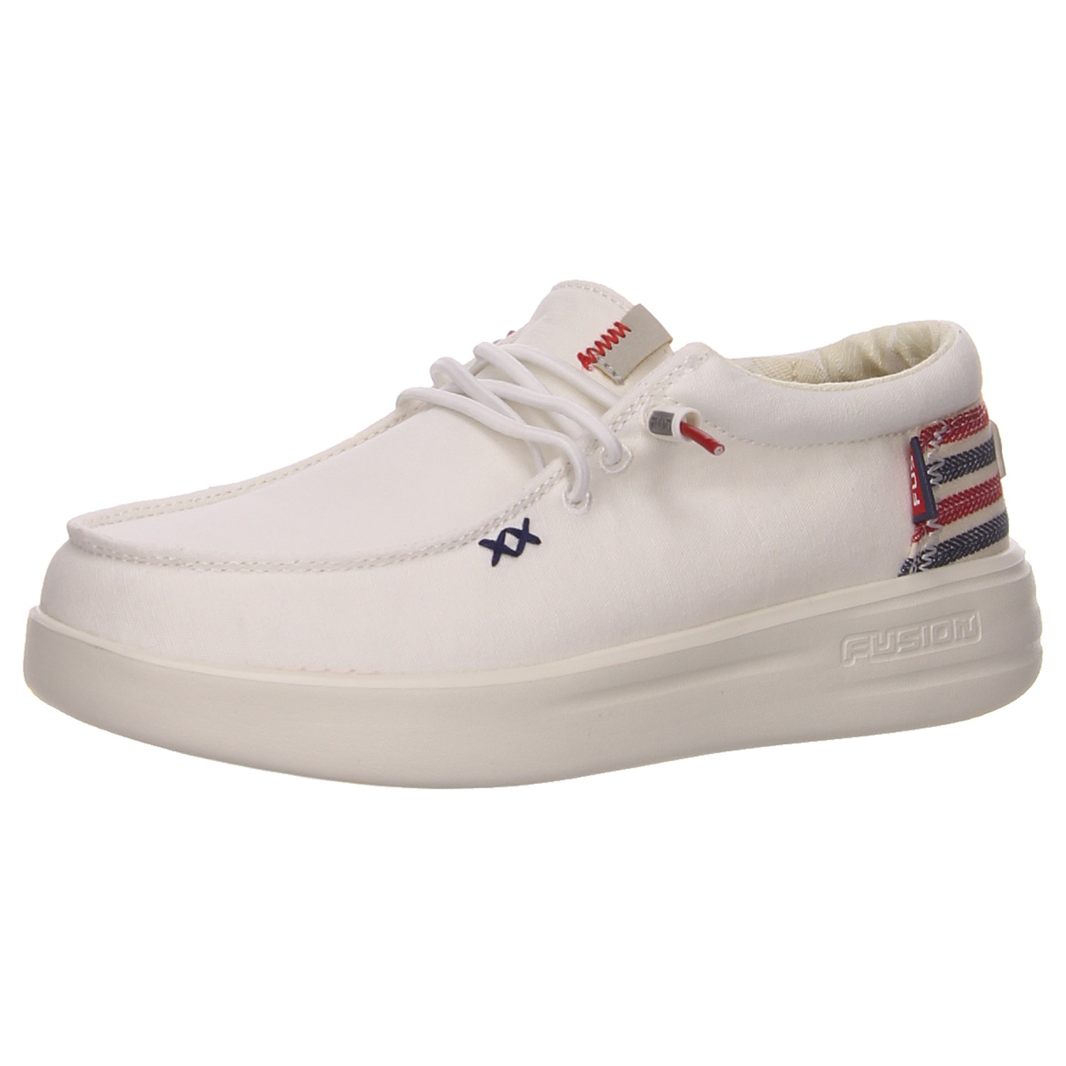 Fusion Fusion Lily washed canvas white strip