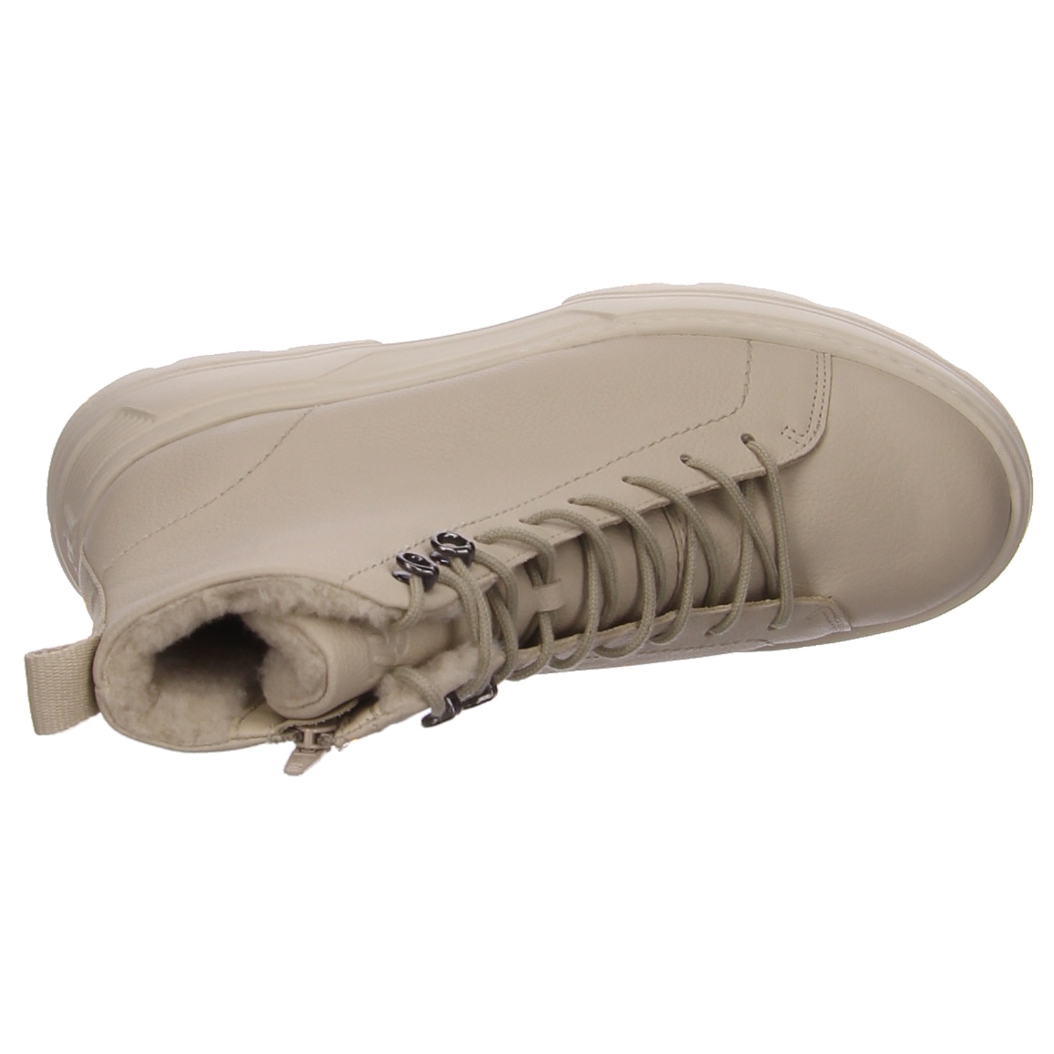 Paul Green Knöchelschuh beige Paul GREEN Schnürschuhe 5497-048