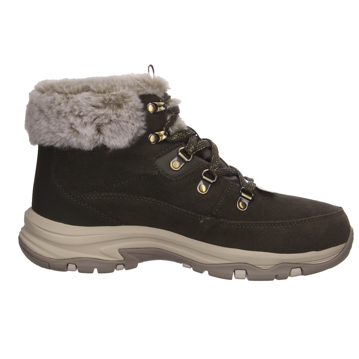 Skechers Knöchelschuh oliv Skechers Schnürschuhe 167882 OLV