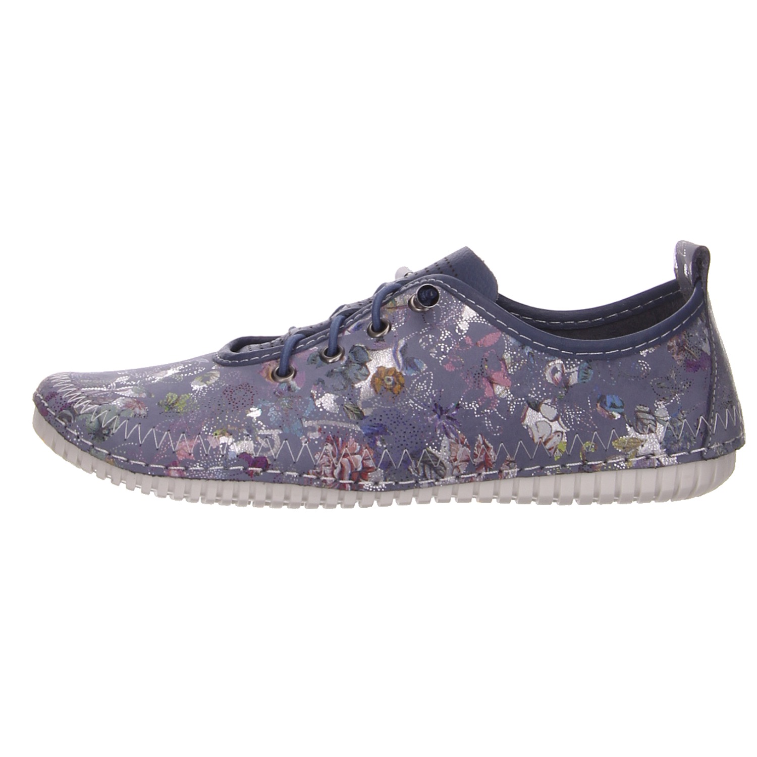 elbandi Slipper 400 1654 blue flowered