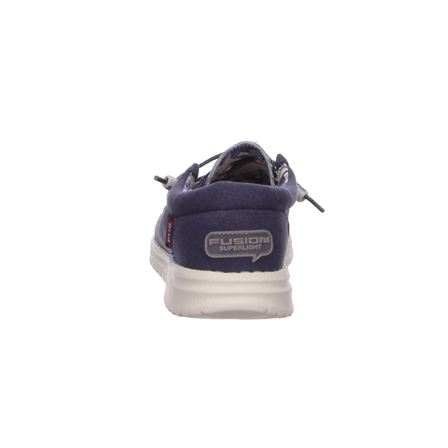 Fusion Slipper blau Fusion Schnürschuhe Emma navy