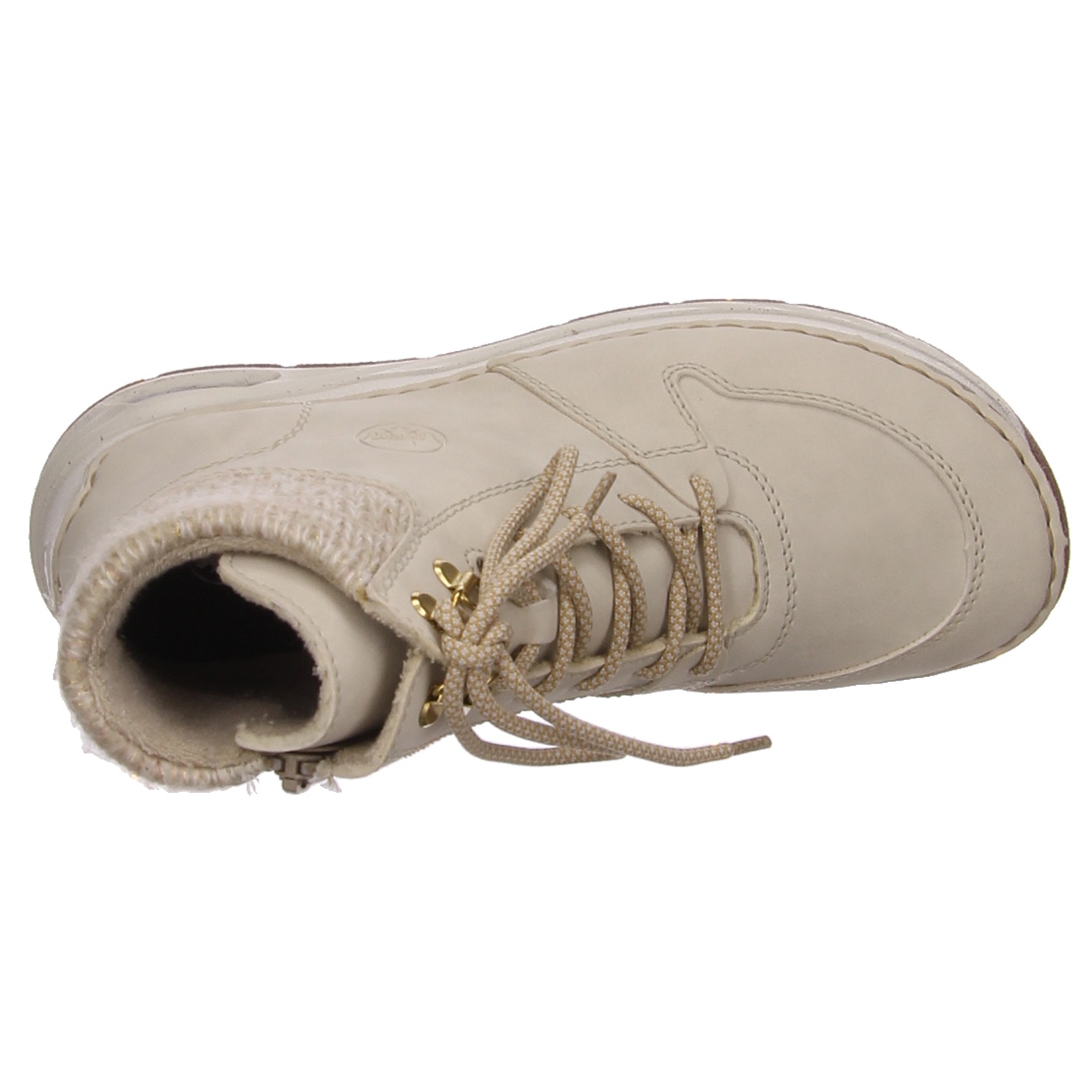 Rieker Knöchelschuh beige Rieker Schnürschuhe 44555-60