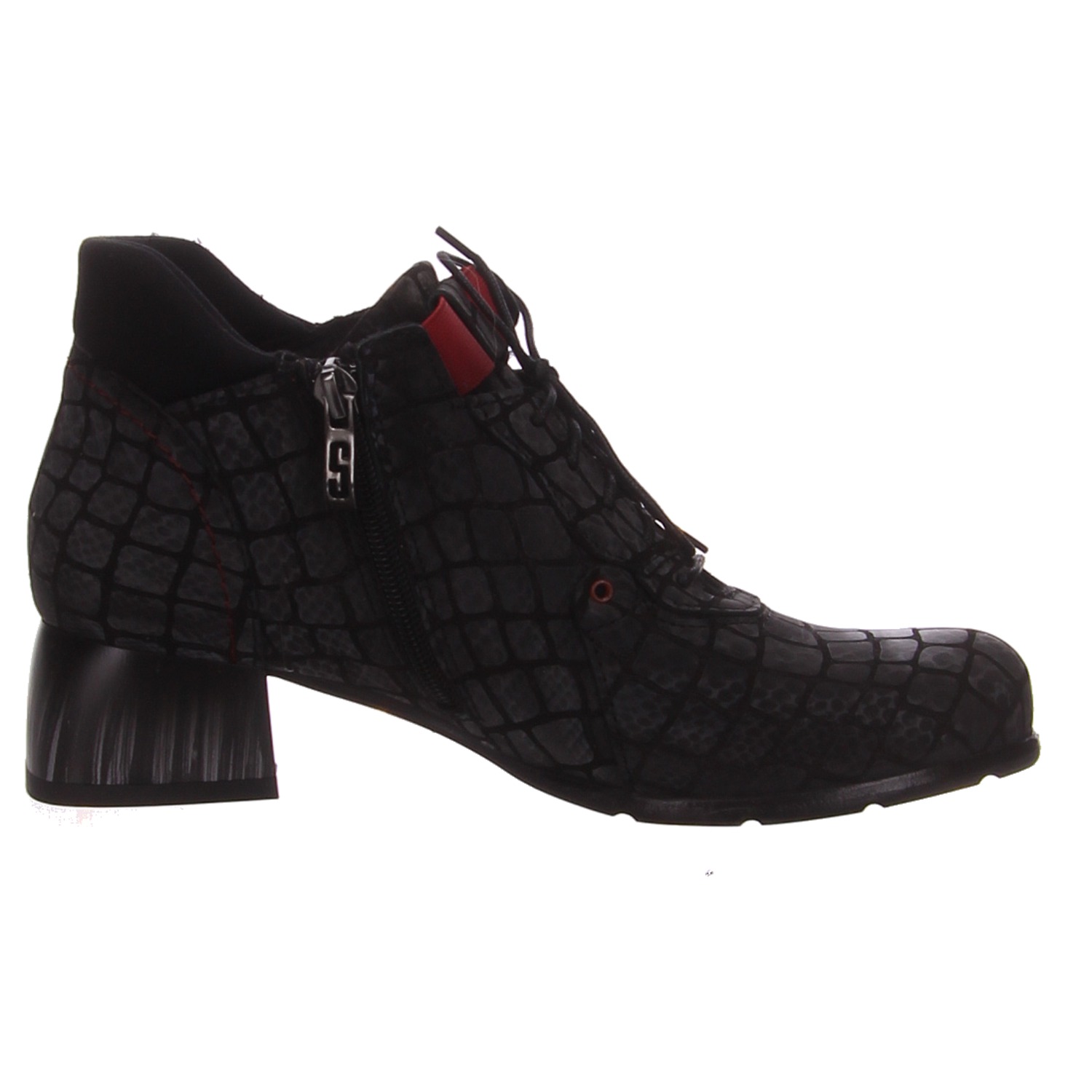 Simen Schnürschuhe 7013A grau Schlange