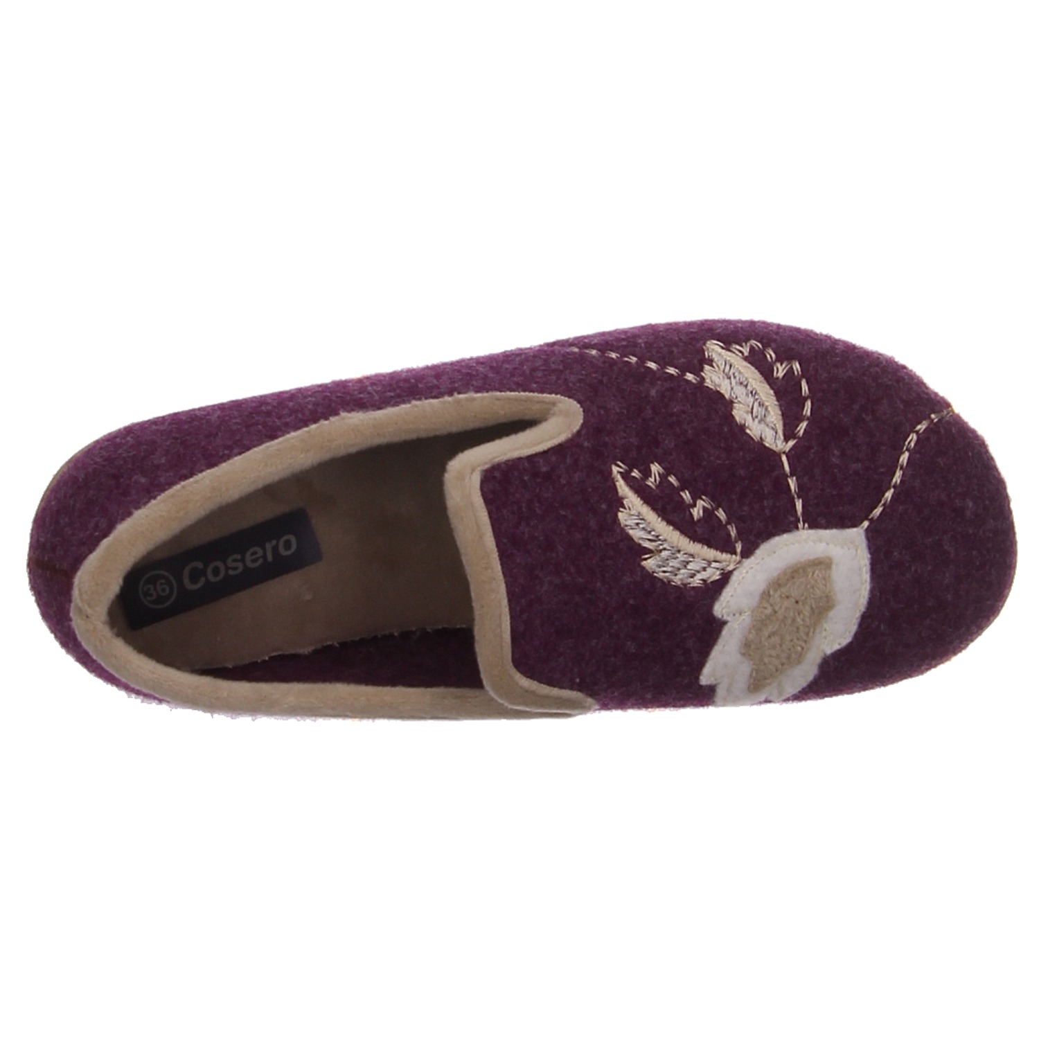 Becker Hausschuhe bordeaux Scandi Hausschuhe 219-0046 bordaeux