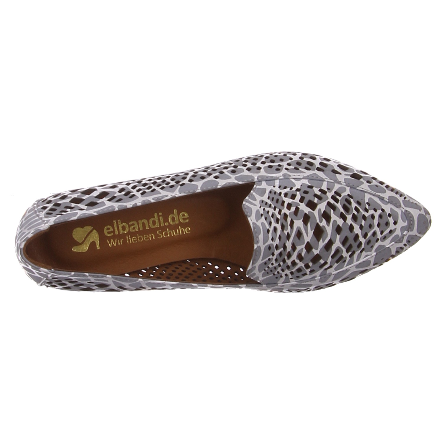 elbandi Slipper 944 901 grau weiß