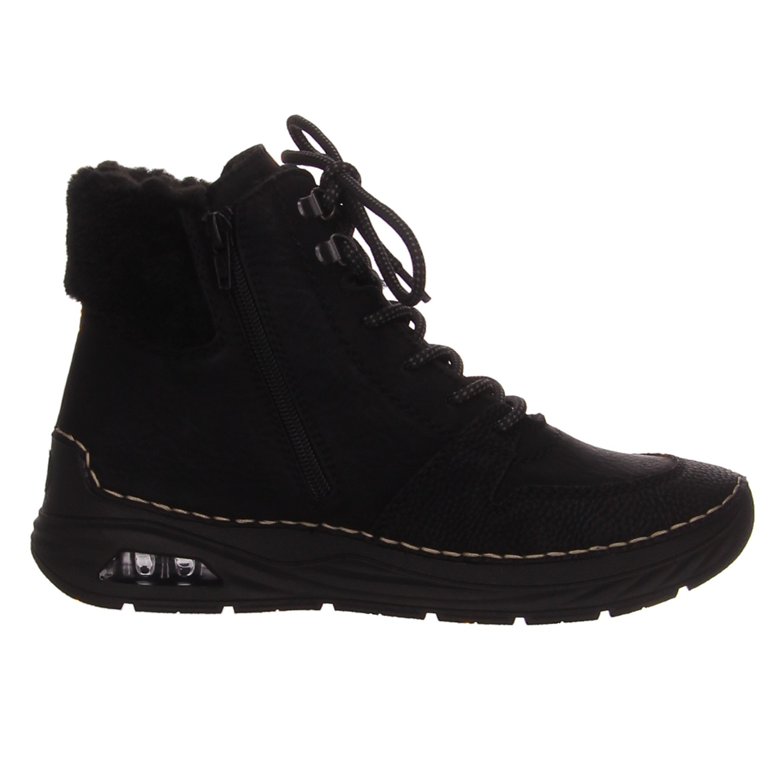 Rieker Knöchelschuh schwarz Rieker Schnürschuhe 44555-00