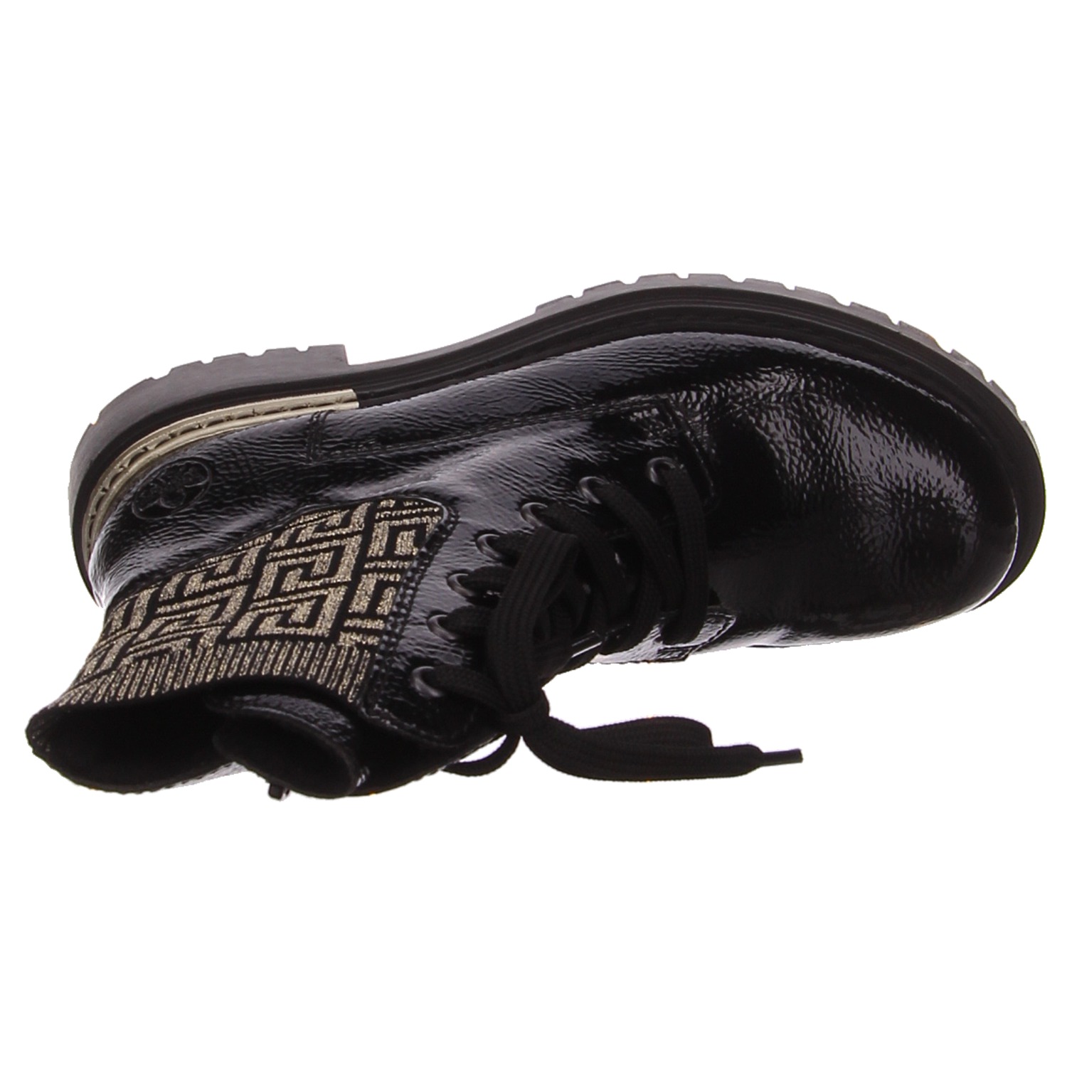 Rieker Boots schwarz Rieker Schnürschuhe 72607-00