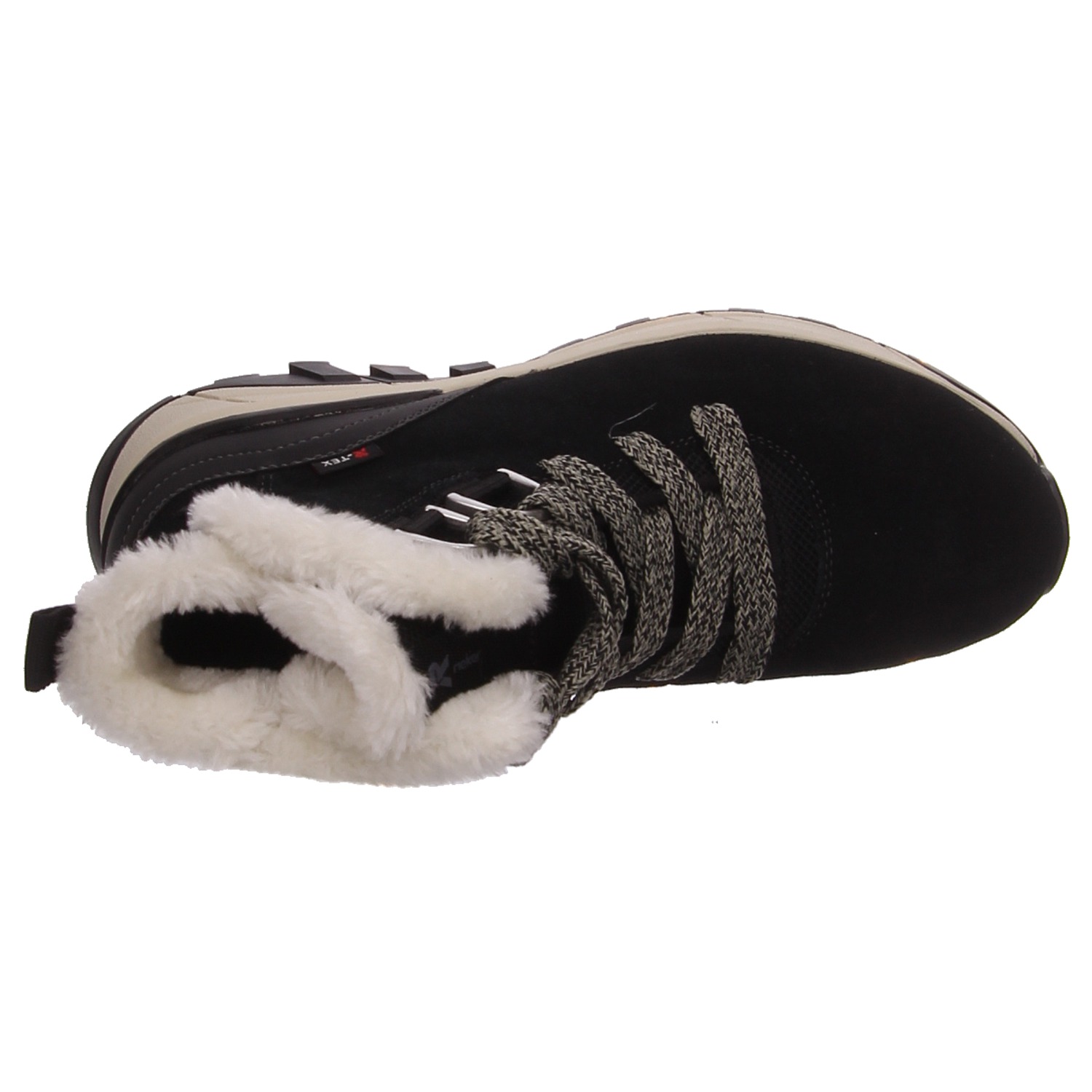 Rieker Knöchelschuh schwarz Rieker Schnürschuhe W0073-00