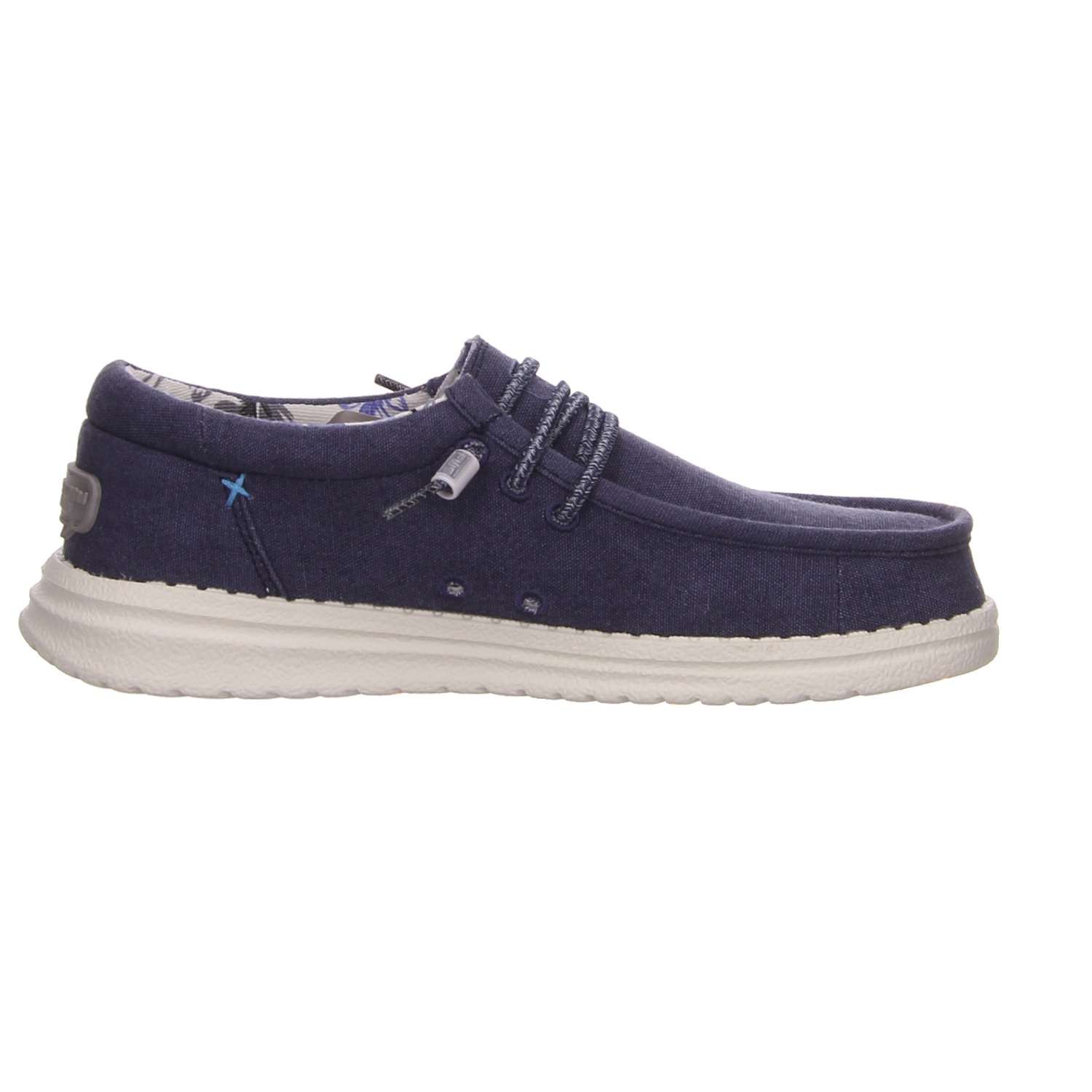 Fusion Slipper blau Fusion Schnürschuhe Emma navy