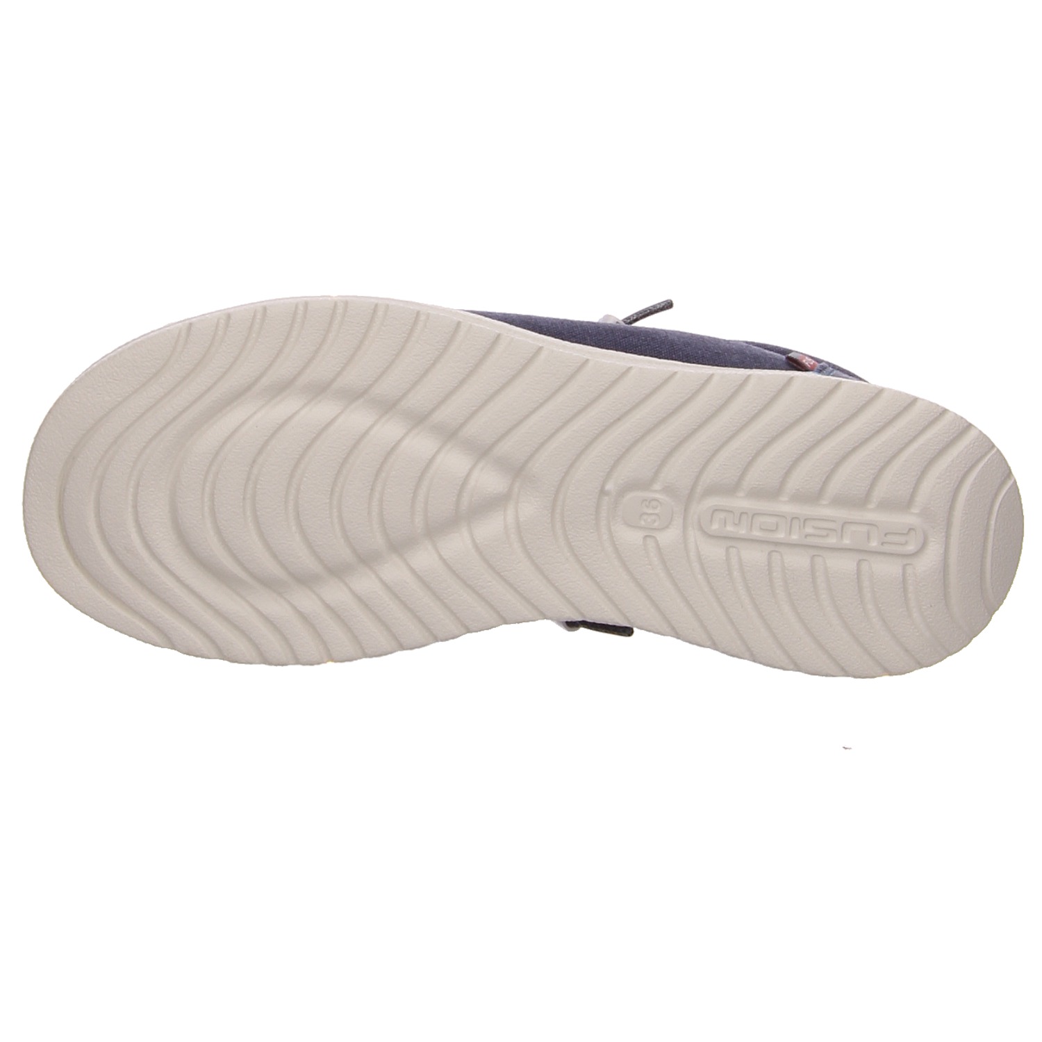 Fusion Slipper blau Fusion Schnürschuhe Emma navy
