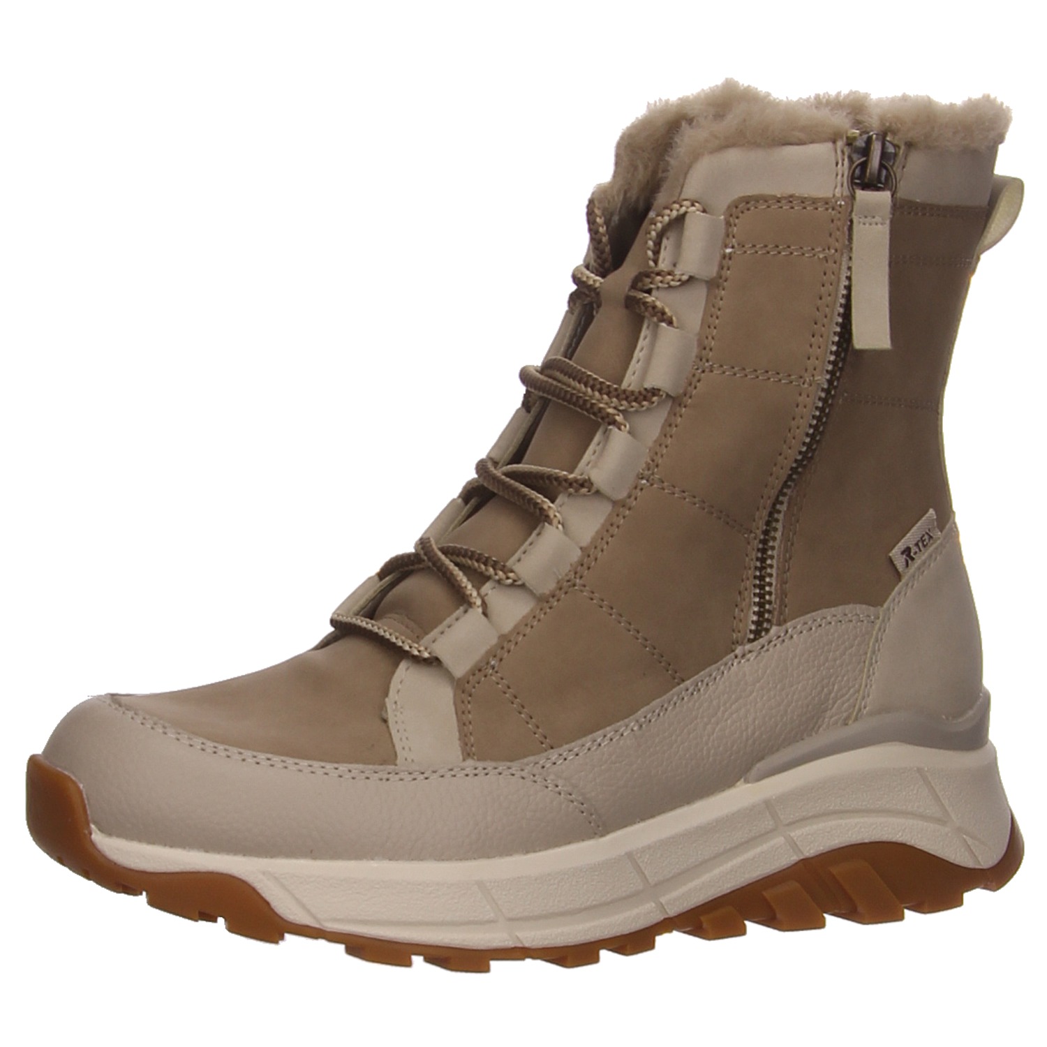 Rieker Schnürstiefel beige Rieker Rieker W0071-20