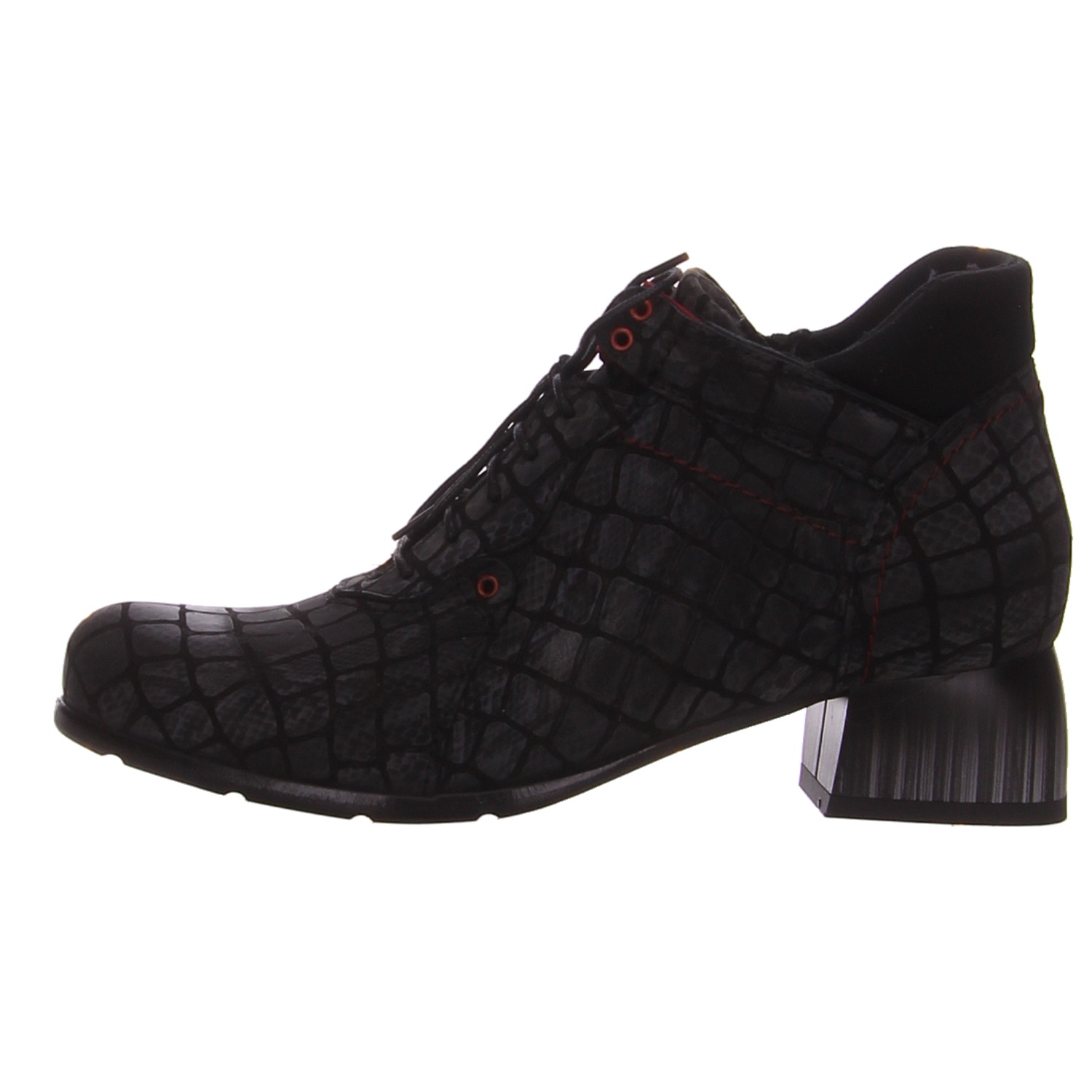 Simen Schnürschuhe 7013A grau Schlange