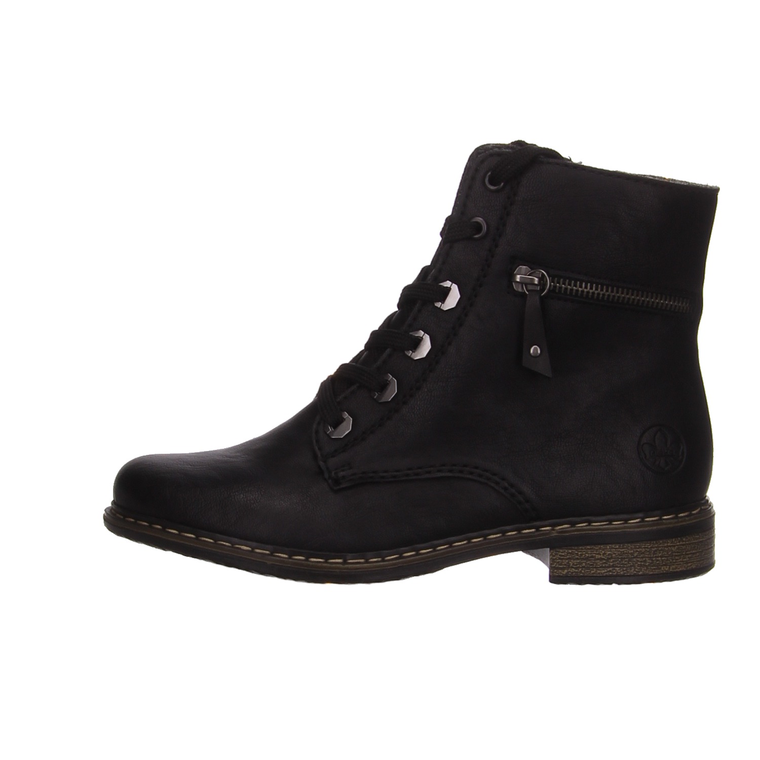 Rieker Knöchelschuh schwarz Rieker Schnürschuhe 71208-00