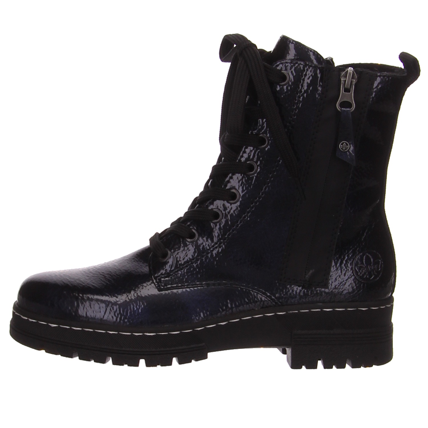 Rieker Schnürstiefel d. blau Rieker Schnürschuhe 73821-14