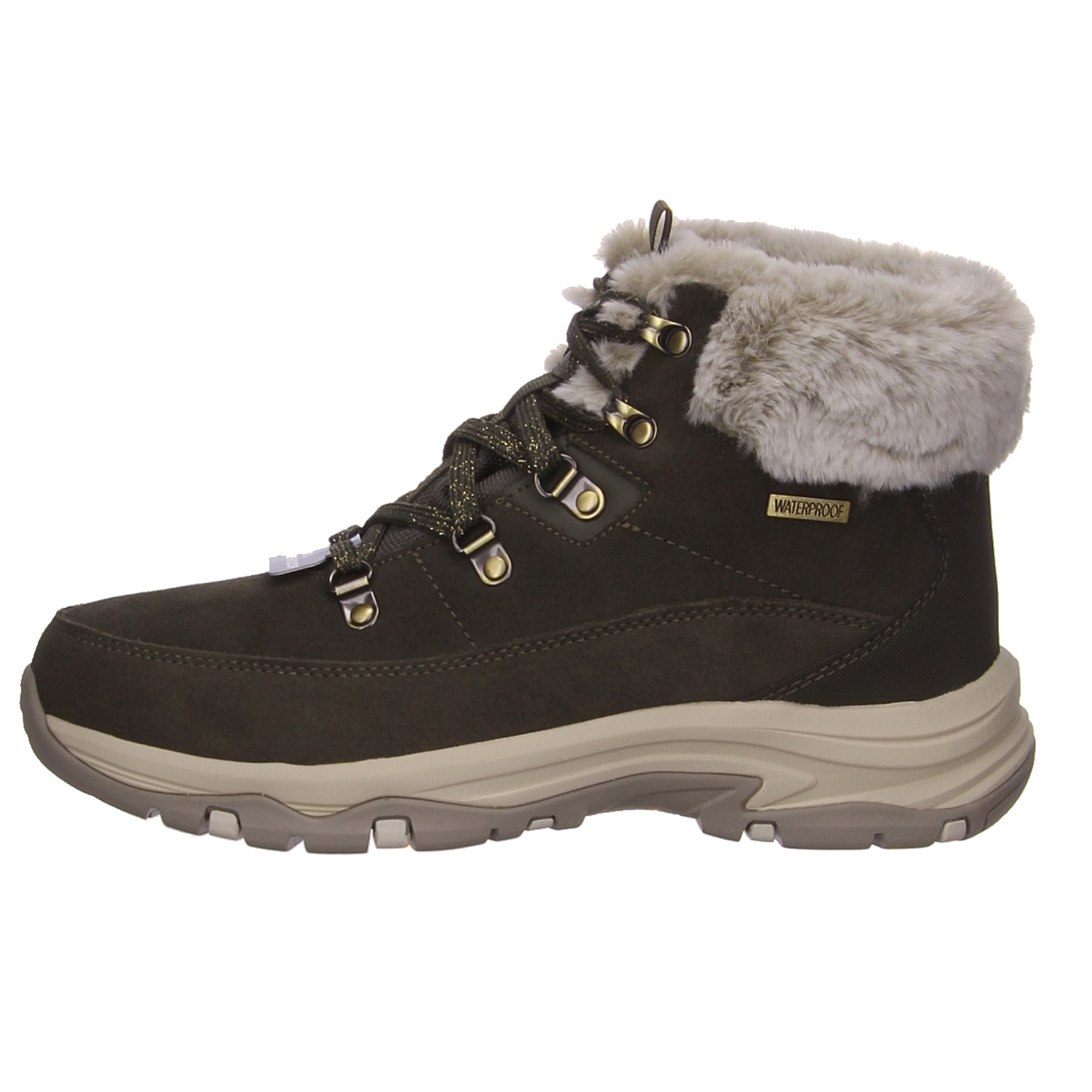 Skechers Knöchelschuh oliv Skechers Schnürschuhe 167882 OLV
