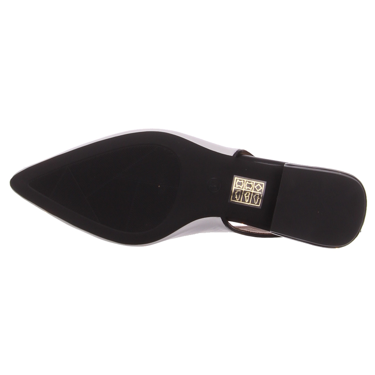 elbandi Slipper 01597 04 weiß-schwarz