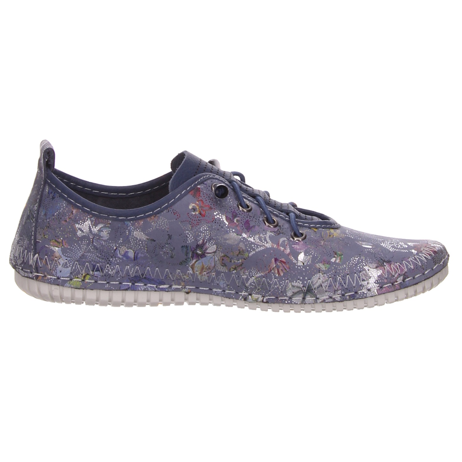 elbandi Slipper 400 1654 blue flowered