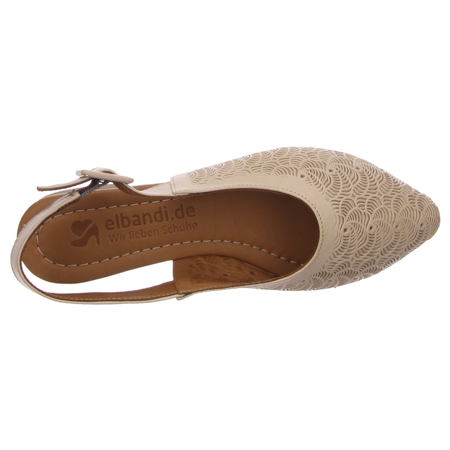 elbandi Pumps 07-709 offwhite